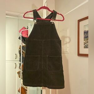 Gap corduroy mini overall dress